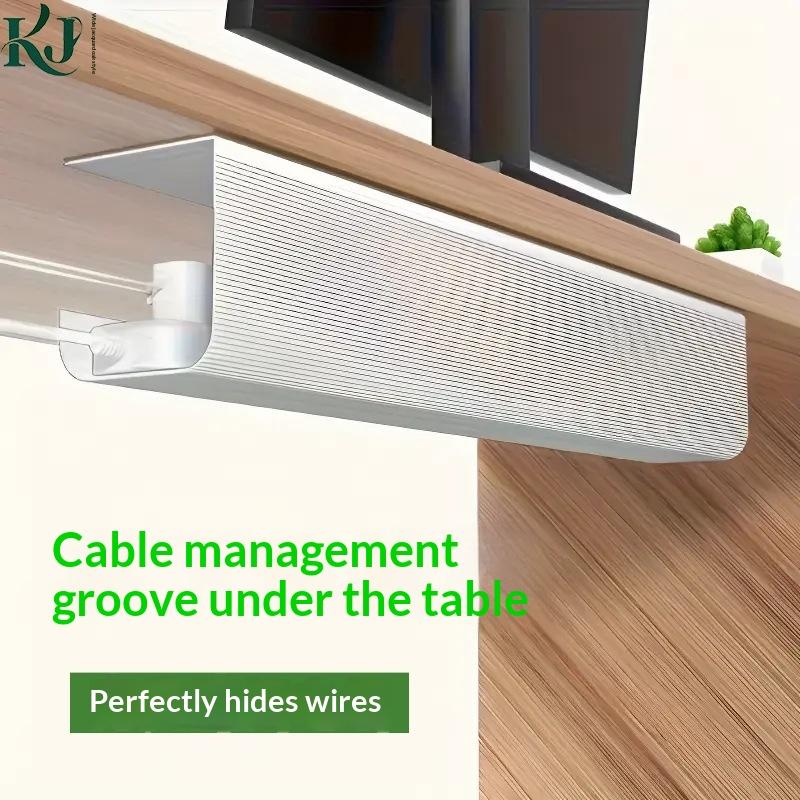 Office Furniture Desk - 1PC 40cm/15.75inch PVC Under Table Cable