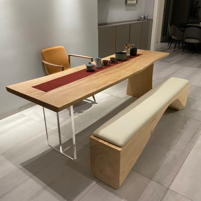 Nordic Solid Wood Acrylic Floa - Office Furniture Desk incelemesi ve fiyatı