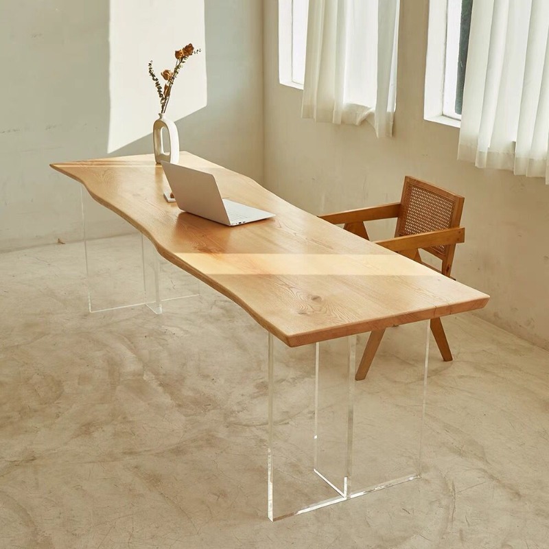 Nordic Solid Wood Acrylic Floa - Office Furniture Desk incelemesi ve fiyatı