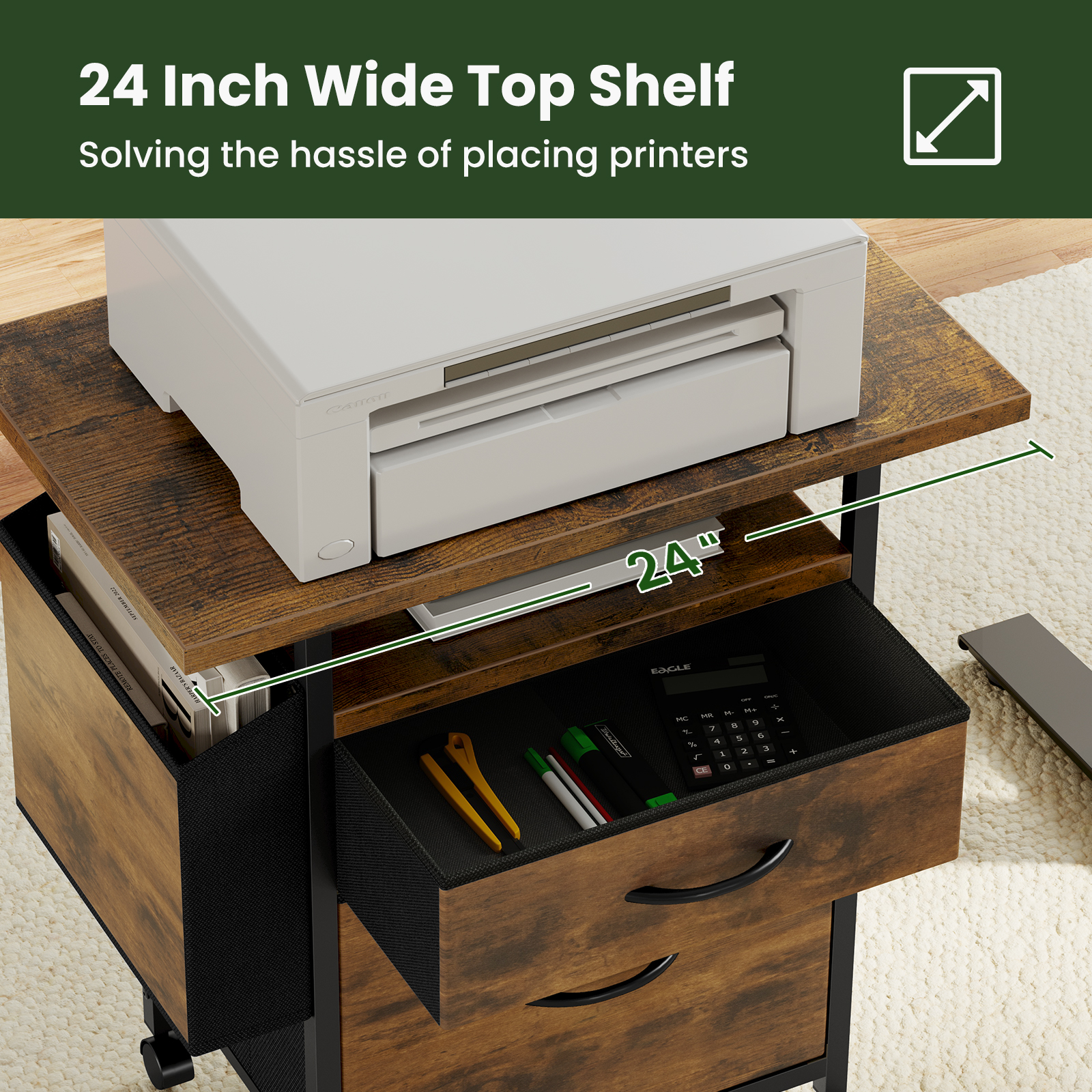 JHK Mobile File Cabinet with 2 - Office Furniture Filing Cabinets incelemesi ve fiyatı