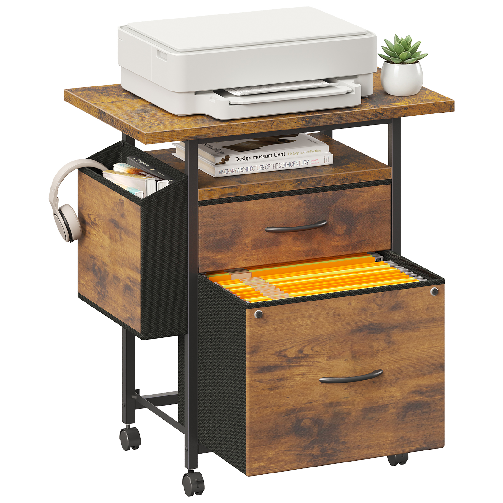 JHK Mobile File Cabinet with 2 - Office Furniture Filing Cabinets incelemesi ve fiyatı