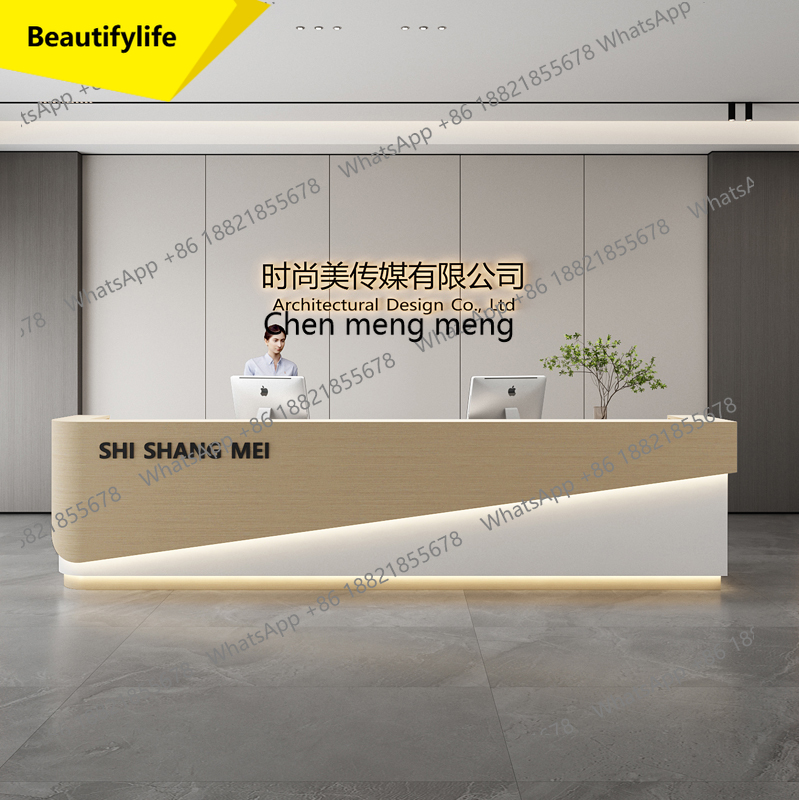 X188 Simple and modern hotel l - Reception Desk Counter incelemesi ve fiyatı
