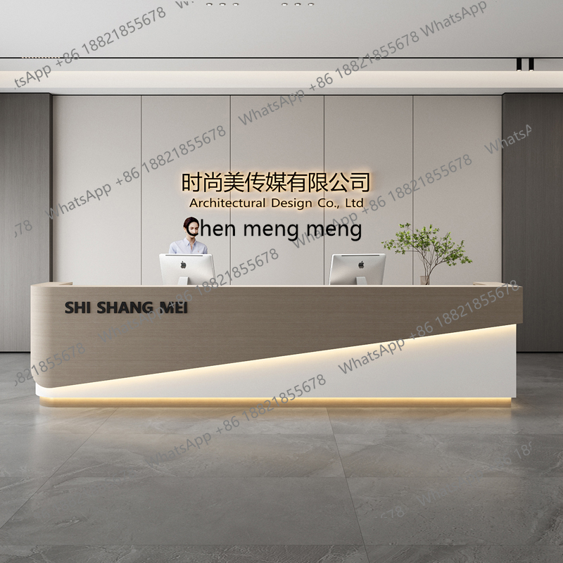 X188 Simple and modern hotel l - Reception Desk Counter incelemesi ve fiyatı