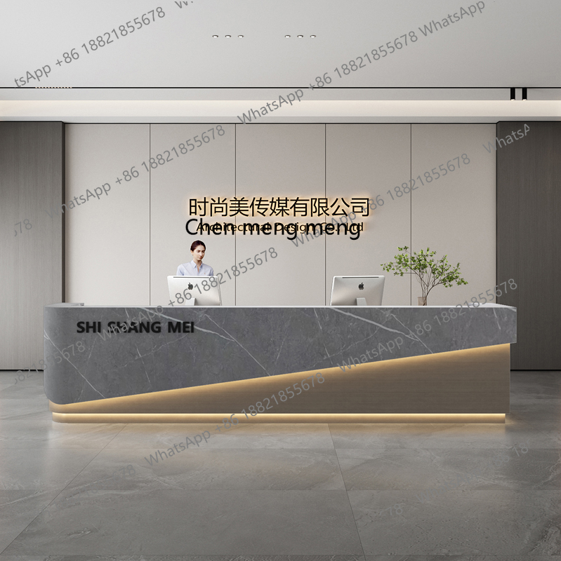 X188 Simple and modern hotel l - Reception Desk Counter incelemesi ve fiyatı
