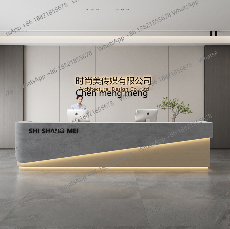 X188 Simple and modern hotel l - Reception Desk Counter incelemesi ve fiyatı