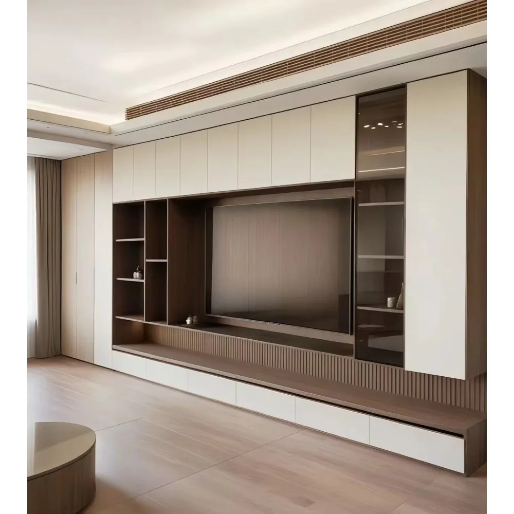 Modern Custom Wooden Low TV Ca - Office Furniture Custom incelemesi ve fiyatı