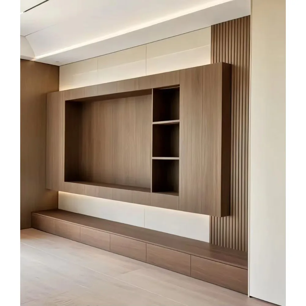 Modern Custom Wooden Low TV Ca - Office Furniture Custom incelemesi ve fiyatı