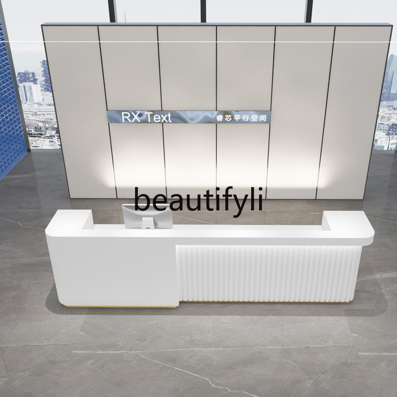 Modern Minimalist Company Fron - Reception Desk Counter incelemesi ve fiyatı