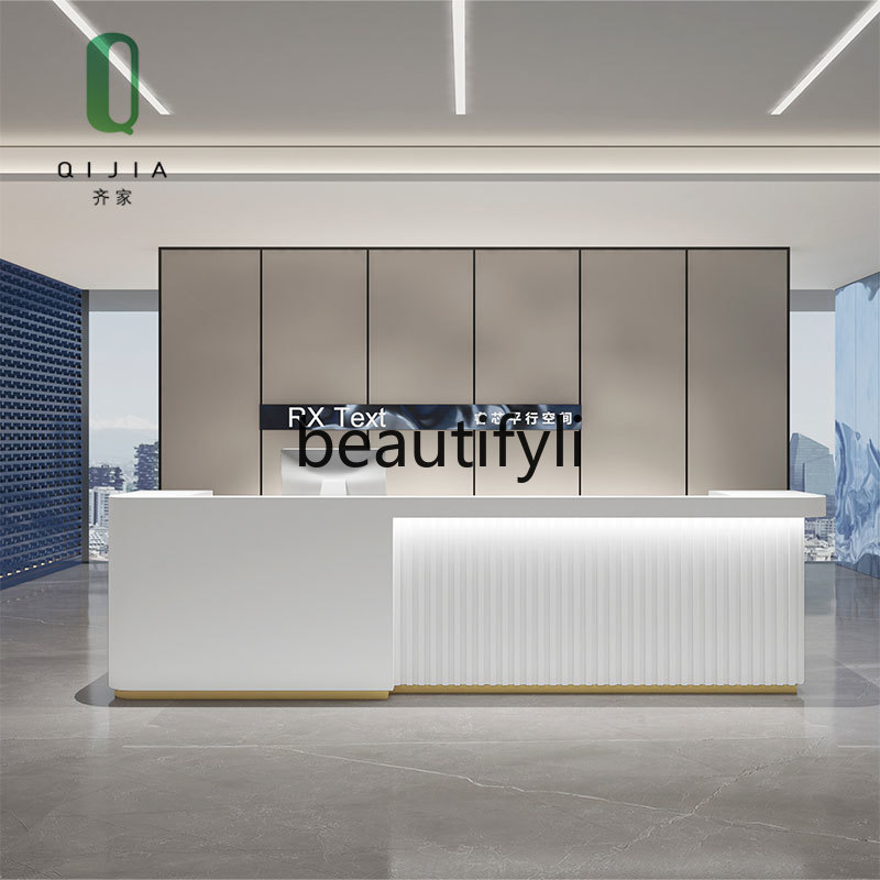 Modern Minimalist Company Fron - Reception Desk Counter incelemesi ve fiyatı