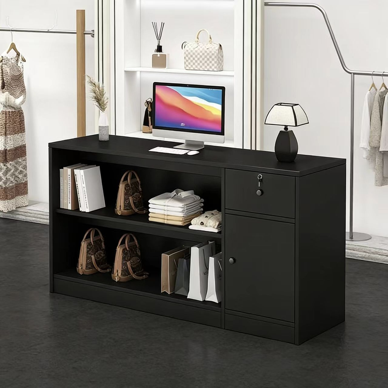 Clothing store Small front  Co - Reception Desk Counter incelemesi ve fiyatı