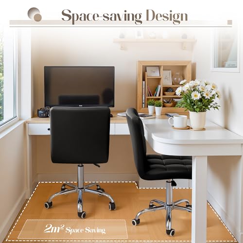 Black PU Leather Swivel Office - Office Furniture Desk incelemesi ve fiyatı