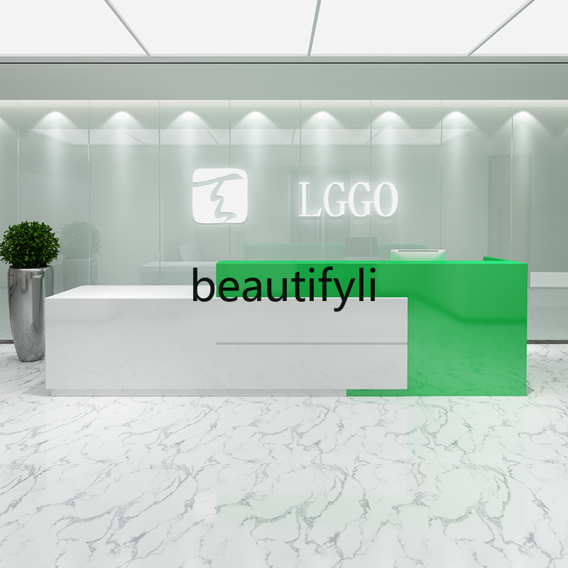 Simple Modern Beauty Salon Rec - Reception Desk Counter incelemesi ve fiyatı