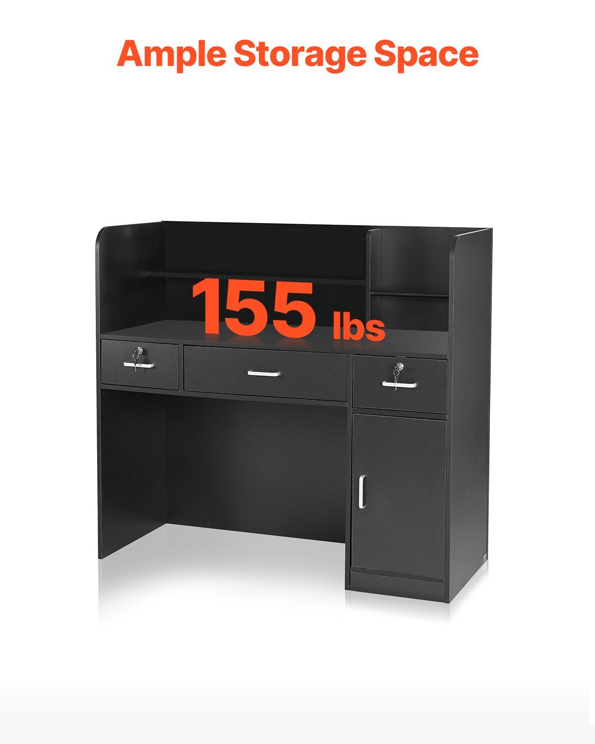 47inch Front Counter Desk with - Office Furniture Zone incelemesi ve fiyatı