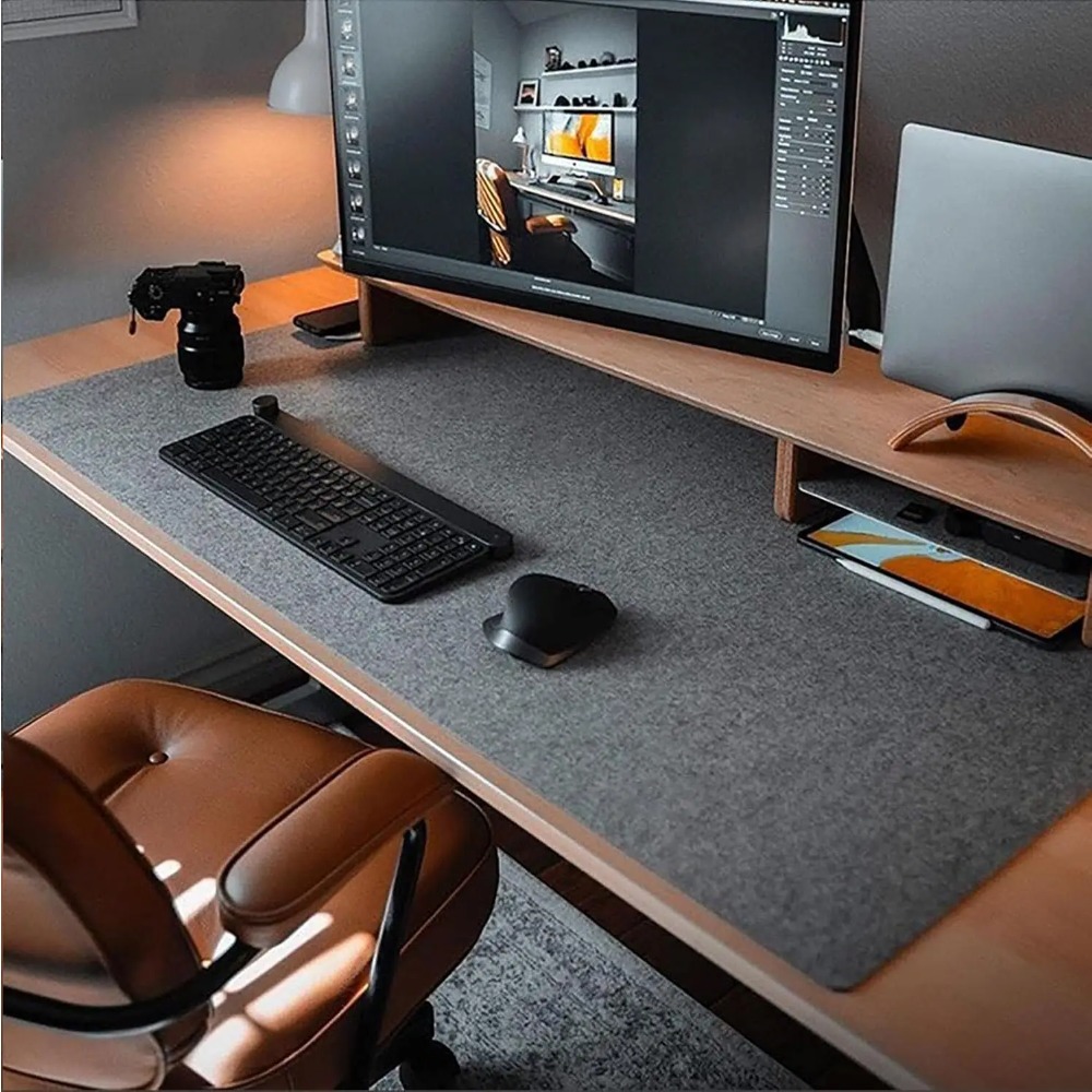 Felt Desk Mat Computer Mat for - Office Furniture China incelemesi ve fiyatı