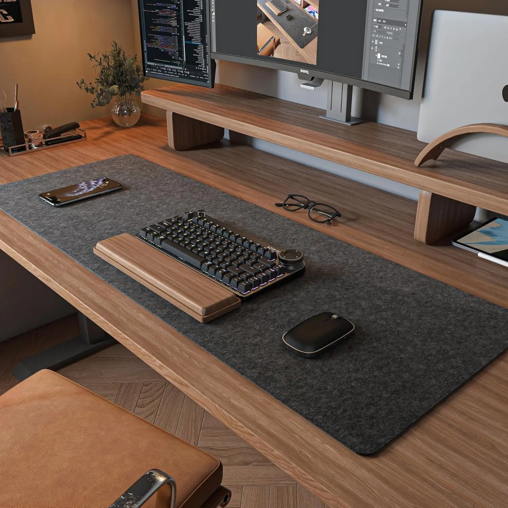 Felt Desk Mat Computer Mat for - Office Furniture China incelemesi ve fiyatı