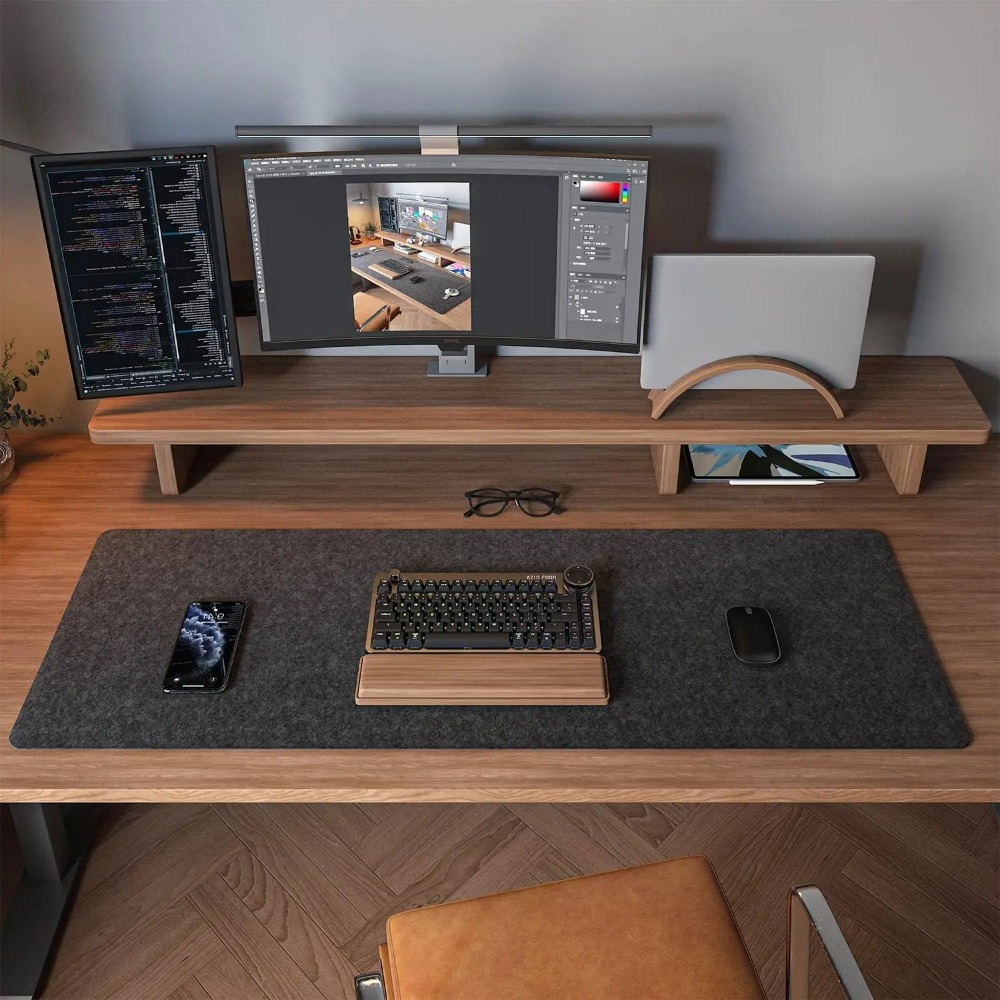Felt Desk Mat Computer Mat for - Office Furniture China incelemesi ve fiyatı