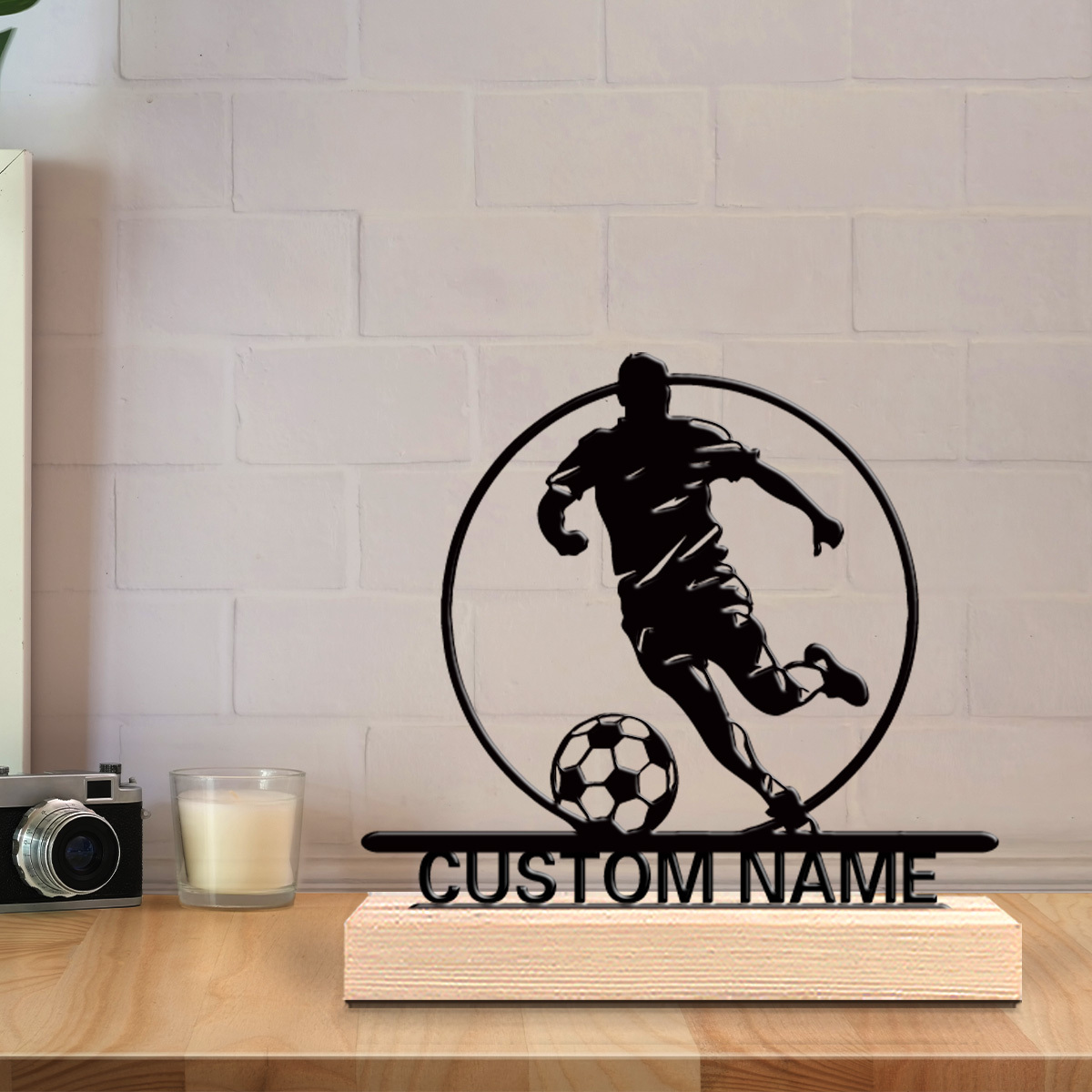 Custom Soccer Player Metal Sta - Office Furniture Desk incelemesi ve fiyatı