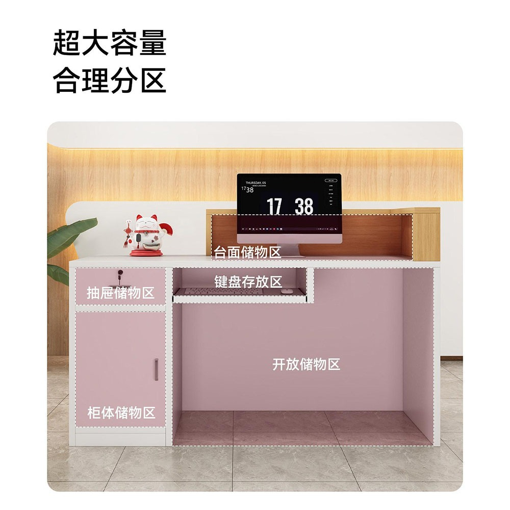 Small checkout page with corne - Reception Desk Counter incelemesi ve fiyatı
