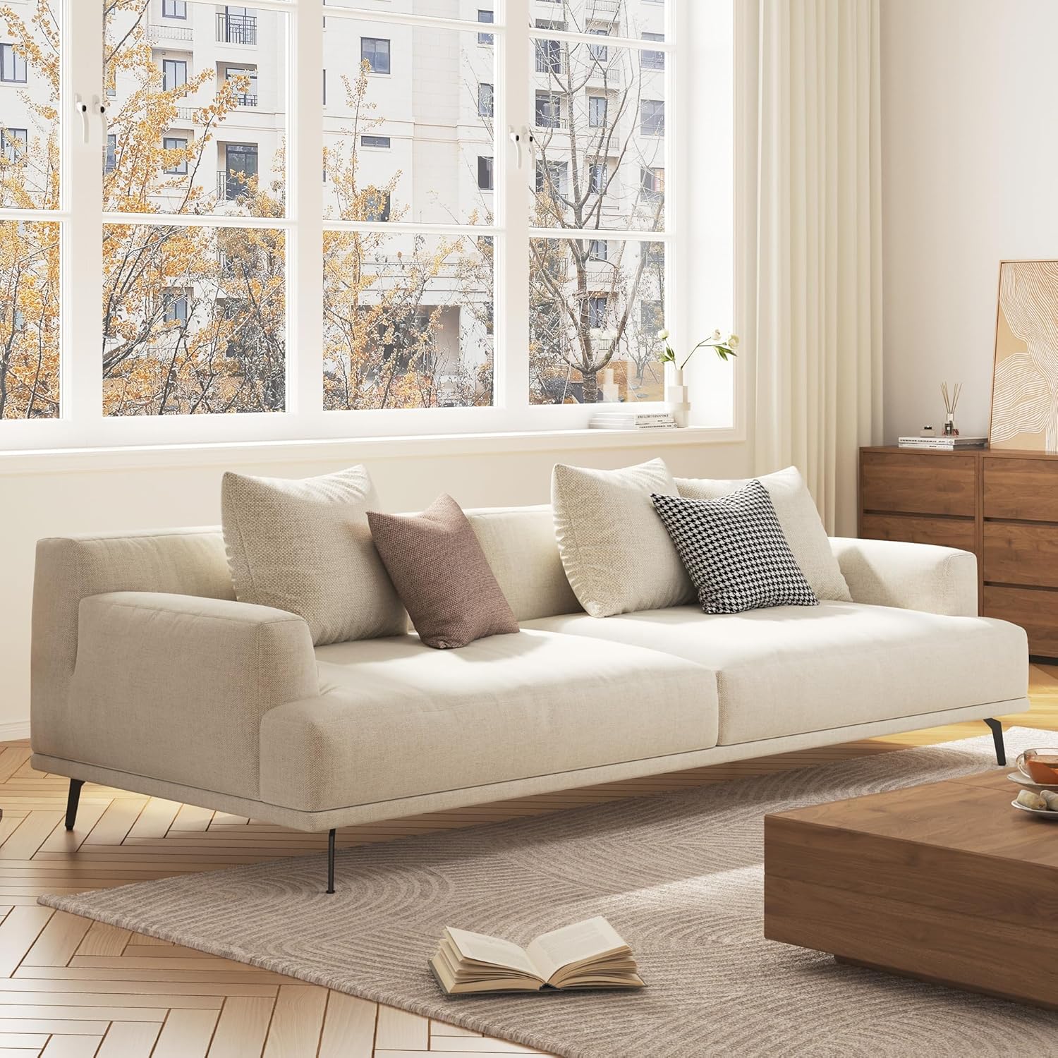 3-Seater Living Room Sofa - Mo - Office Furniture Custom incelemesi ve fiyatı