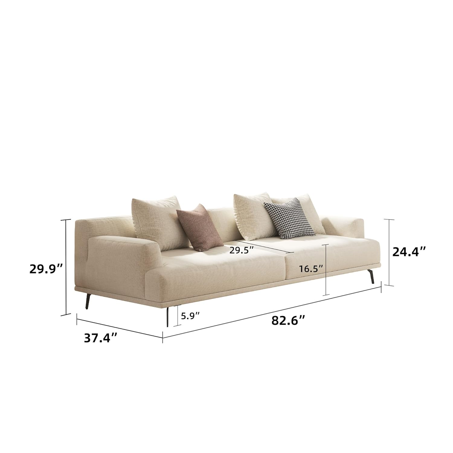 3-Seater Living Room Sofa - Mo - Office Furniture Custom incelemesi ve fiyatı