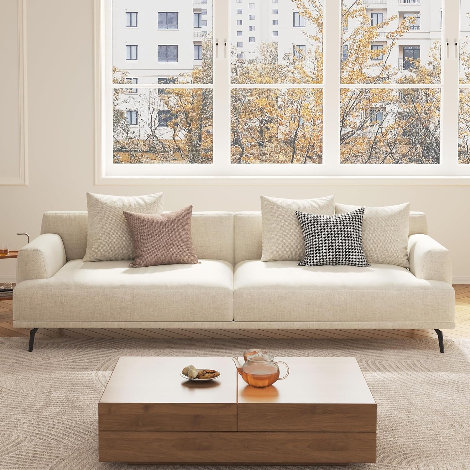 3-Seater Living Room Sofa - Mo - Office Furniture Custom incelemesi ve fiyatı