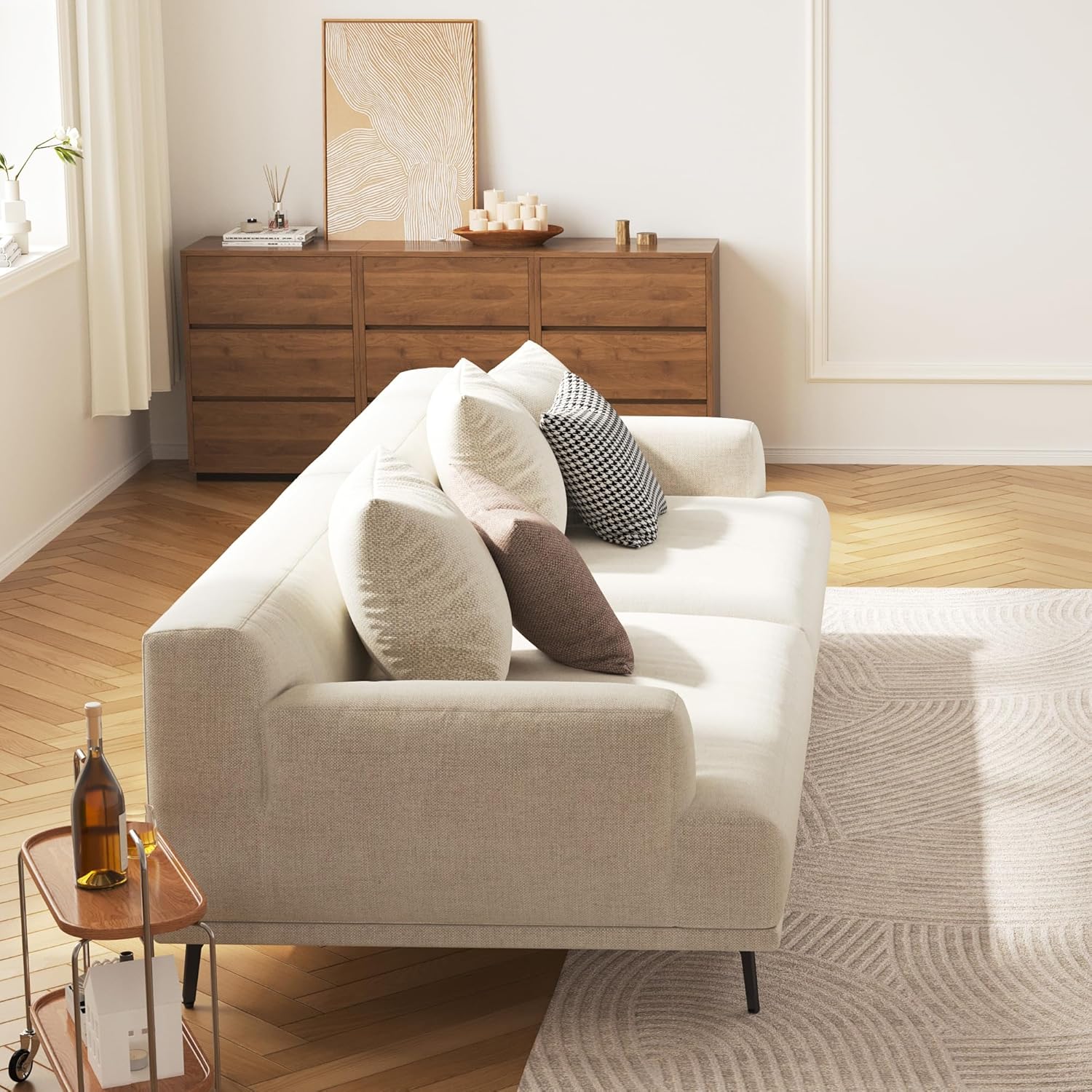 3-Seater Living Room Sofa - Mo - Office Furniture Custom incelemesi ve fiyatı