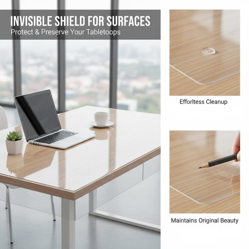 Transparent Desk Pad 36 x 60 I - Office Furniture Desk incelemesi ve fiyatı