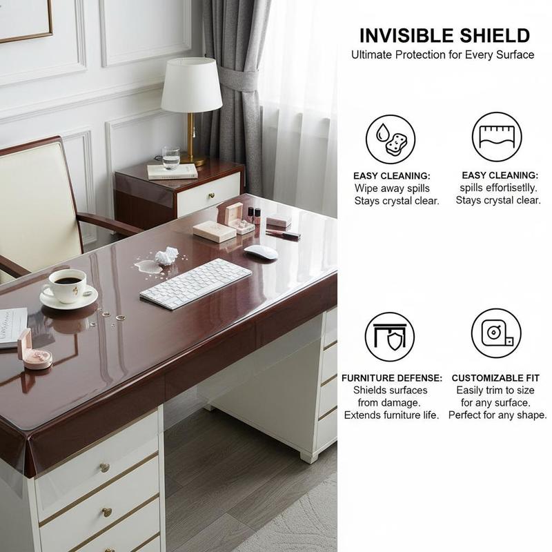 Transparent Desk Pad 36 x 60 I - Office Furniture Desk incelemesi ve fiyatı